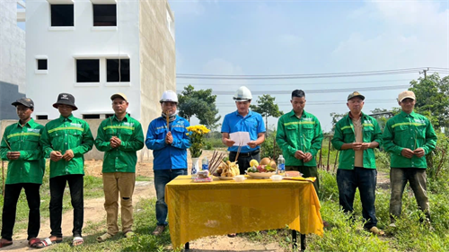 Sáng ngày 07/10/2024 khởi công dãy nhà phố liền kề khu đô thị mới Phước An, Nhơn Trạch